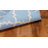 Mccall Hand Woven Flat Weave Wool/Cotton Geometric Rug in Light blue/Ivory-1180152425