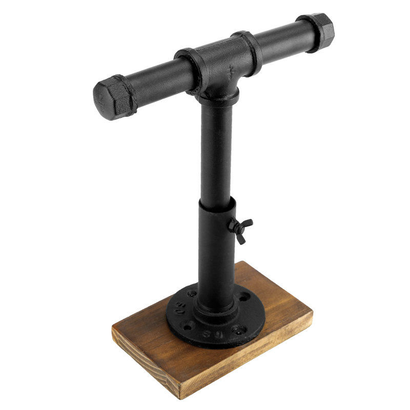 T-Bar Industrial Pipe Adjustable Jewellery Stand