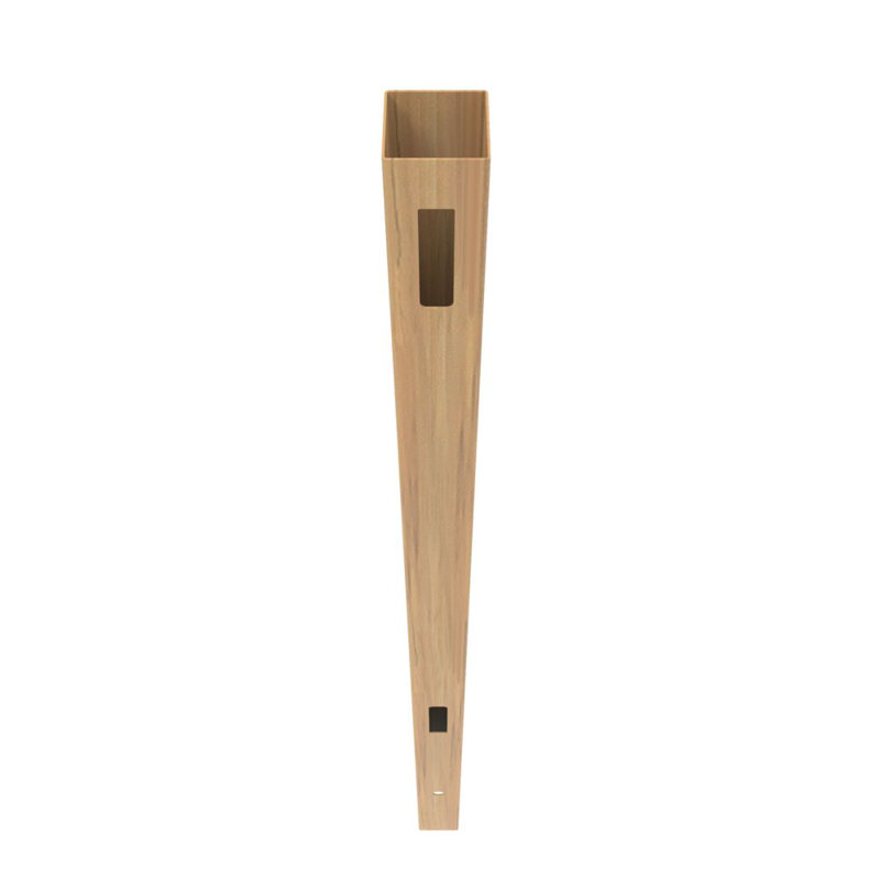 Barrette Outdoor Living 5 in. x 5 in. x 9 ft. Cypress Vinyl Fence End Post