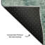 Tapis à bordure lavable à la machine de qualité supérieure AMF1773-247119476
