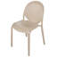 Set of 4 Garden Chairs BRUGNELLO Brown-580014272