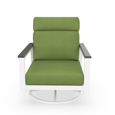 Townsend Metal Outdoor Rocking Chair With Sunbrella Cushion by Birch Lane