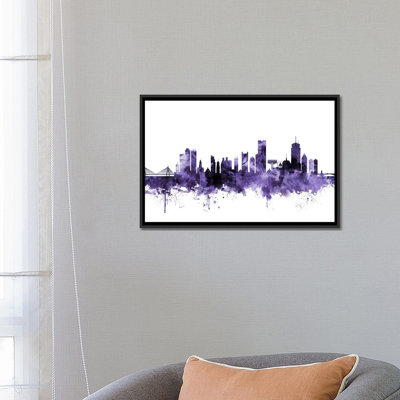 " Boston, Massachusetts Skyline I " by Michael Tompsett