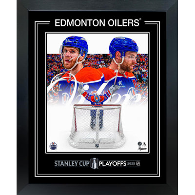 Oilers d'Edmonton, séries de photo encadrées 16 x 20 2025, coupe Stanley