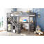 Lit mezzanine avec deux commodes-348128751-348128748