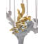 Naturofantastic 15.75" Porcelain Tabletop Candelabra