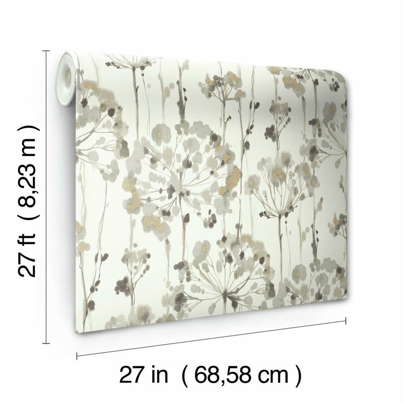 Papier peint Flourish, Beige