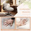 Chaise croisée avec accoudoirs relevables, hauteur réglable, dossier large
