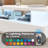 LED Coffee Table, Modern High Gloss Living Room Table With 4 Drawers, Stylish Center Table For Living Room, Office And Apartment-431490845