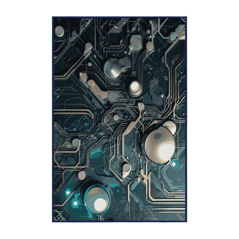 Tapis Aurora Ray, Rectangulaire 8 pi x 10 pi