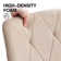 49cm H Linen Upholstered Side Chair in Beige