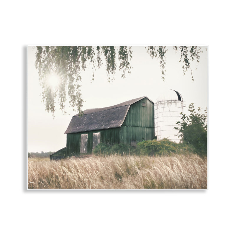 Art mural vert vert rustique par Lori Deiter