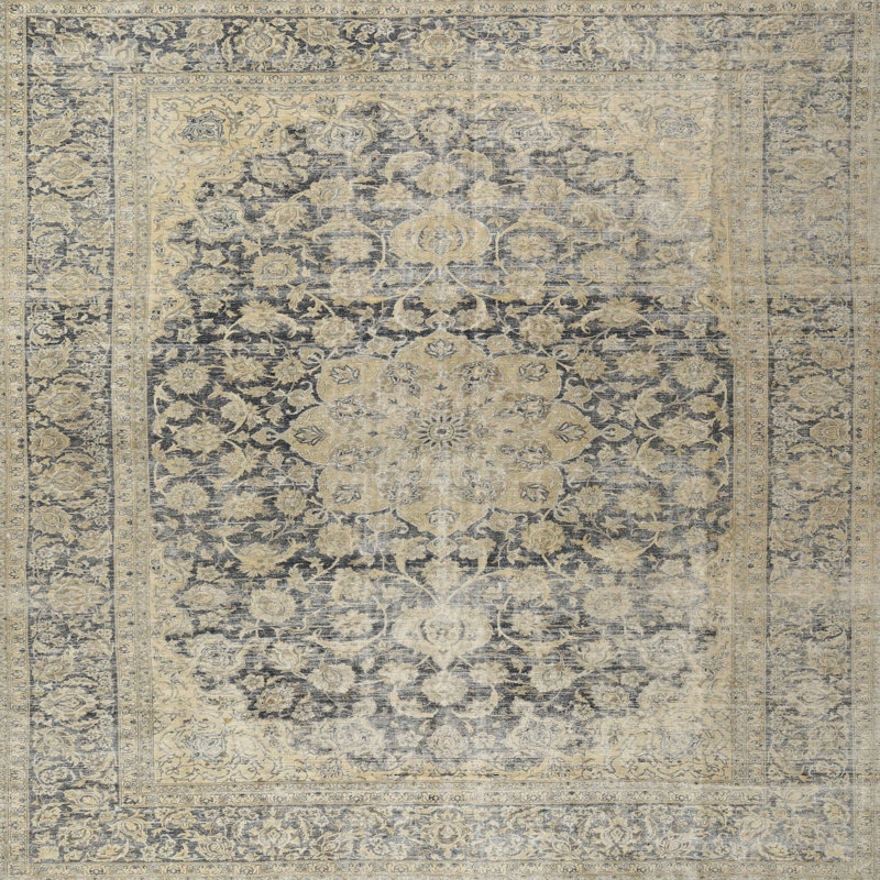 Oriental Indoor Rug, Round 4'