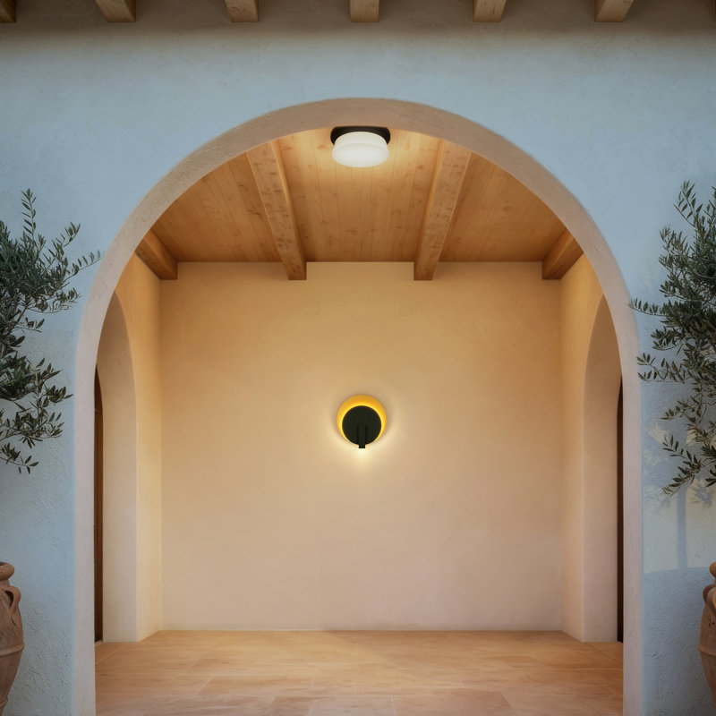 Applique murale d'extérieur 3 lumières Eclipse LED , H 12,75 po x l 12 po x P 3,75 po
