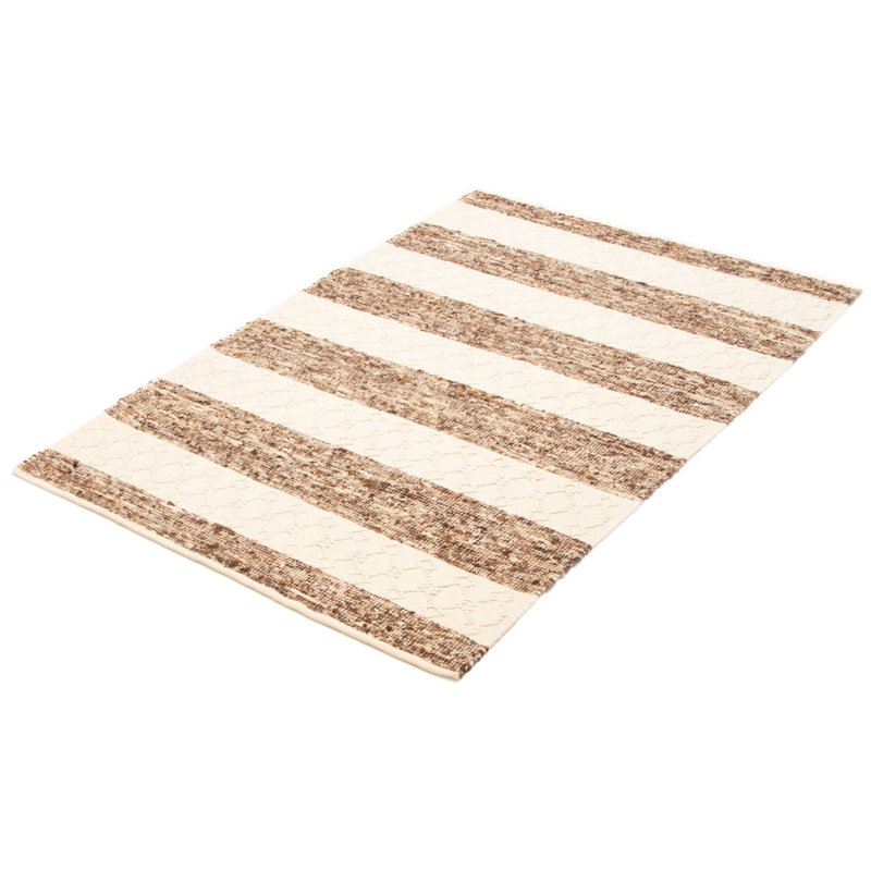 Sienna Brown, Ivory Rug 5'2" x 8'0"
