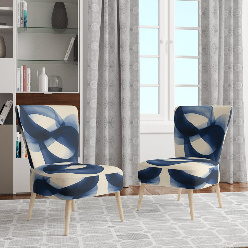 Upholstered Accent Chair, Side Chair Armless