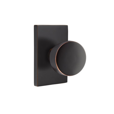 Passage Laurent Knob with Modern Rectangular Rose
