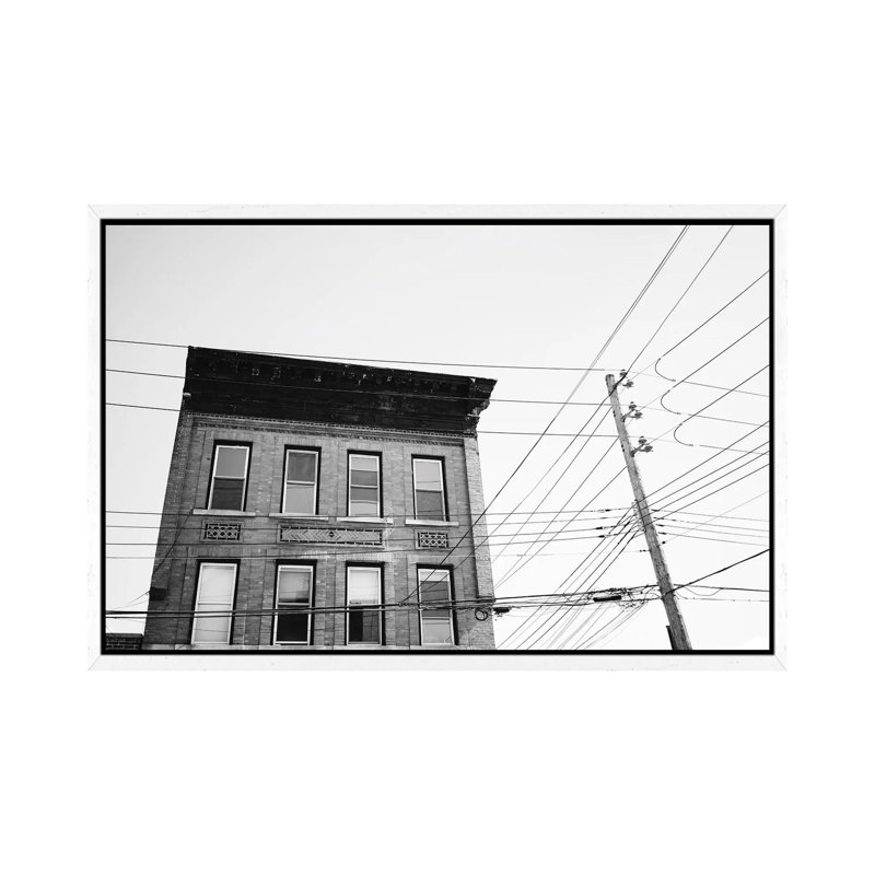 Red Hook Brooklyn by Bethany Young - Print on Canvas, White Framed, 45.72cm H x 66.04cm W x 3.81cm D
