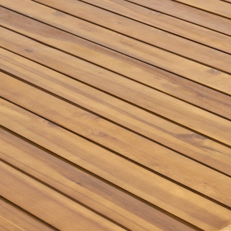 Outdoor 69" Solid Wood Dining Table