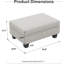 Repose-pieds avec rangement 1 pièce Creasong-1871658443