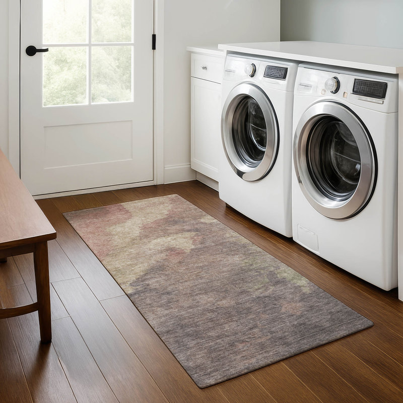Premium Machine Washable Mundell Abstract Rug, Runner 2'3" x 7'6"