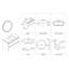 Fahriye 35.19'' Single Bathroom Vanity with Acrylic Top