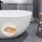 69'' x 30'' Soaking Solid Surface Bathtub