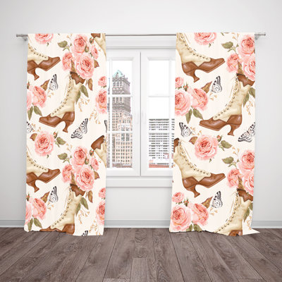 Semi Sheer Curtain Pair