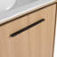 Base de meuble-lavabo avec lavabo, meuble de rangement en bois d'ingénierie, meuble-lavabo moderne avec rangement-212035024