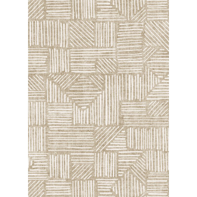 Tapis moderne à motifs géométriques abstraits avec envers antidérapant en TPR, idéal pour le salon, la chambre à coucher, la salle à manger, la cuisine et l'entrée.