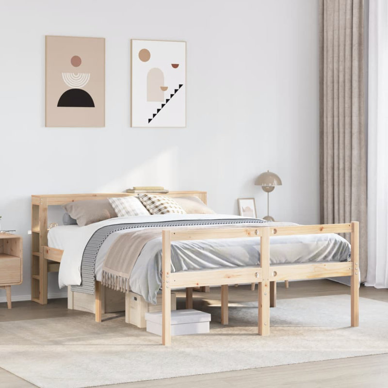 Solid Wood Bed