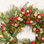Mini couronne de fleurs 22 po Artificiel