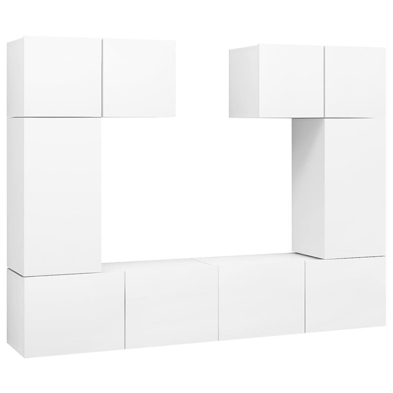 Azaylee TV Stand for TVs up to 32", 30cm H x 80cm W x 30cm D, White