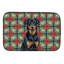 Tapis à vaisselle Beauceron Christmas PoinsettIas