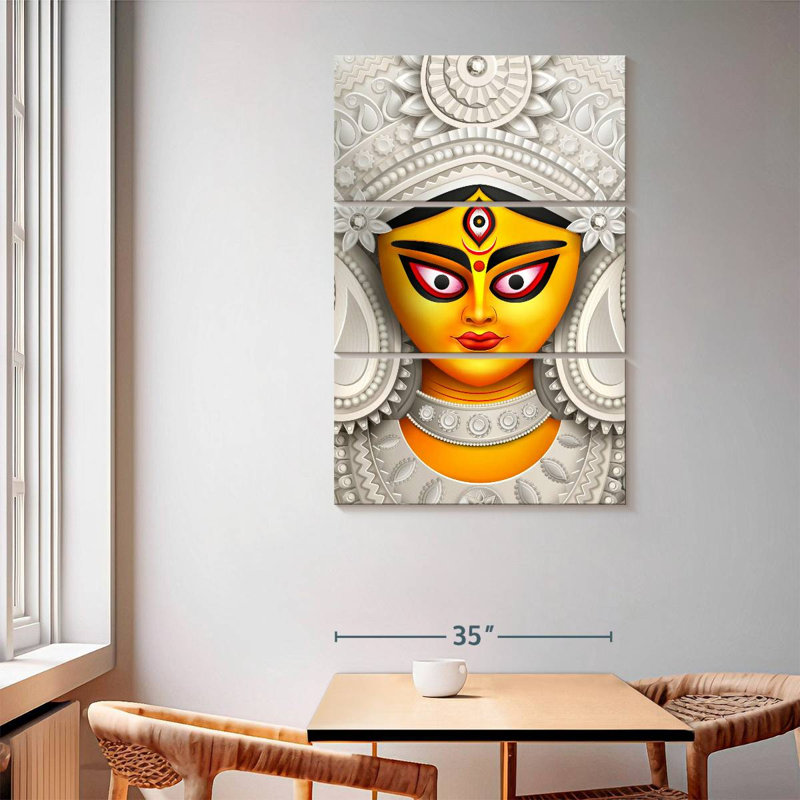 Adella Hindu Goddess Durga, 65" H x 42" W