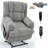 Dual Motor Heat Massage Infinite Position Up To 350 LBS Electric Power Lift Recliners With Power-Remote, Medium-Firm And Heavy Duty-1988930876