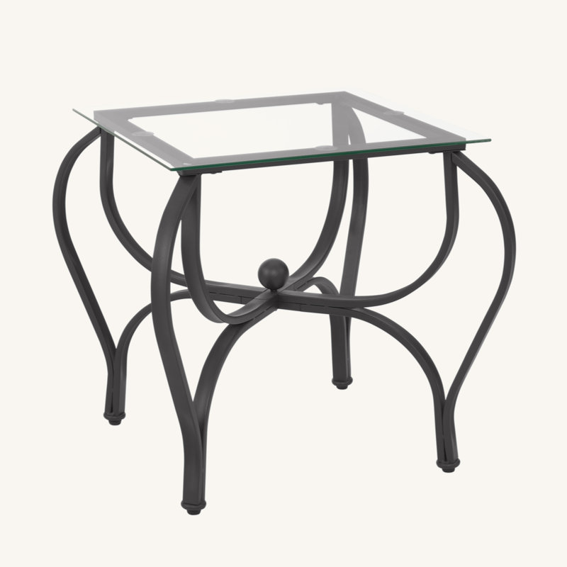 Table basse 3 pièces en verre trempé