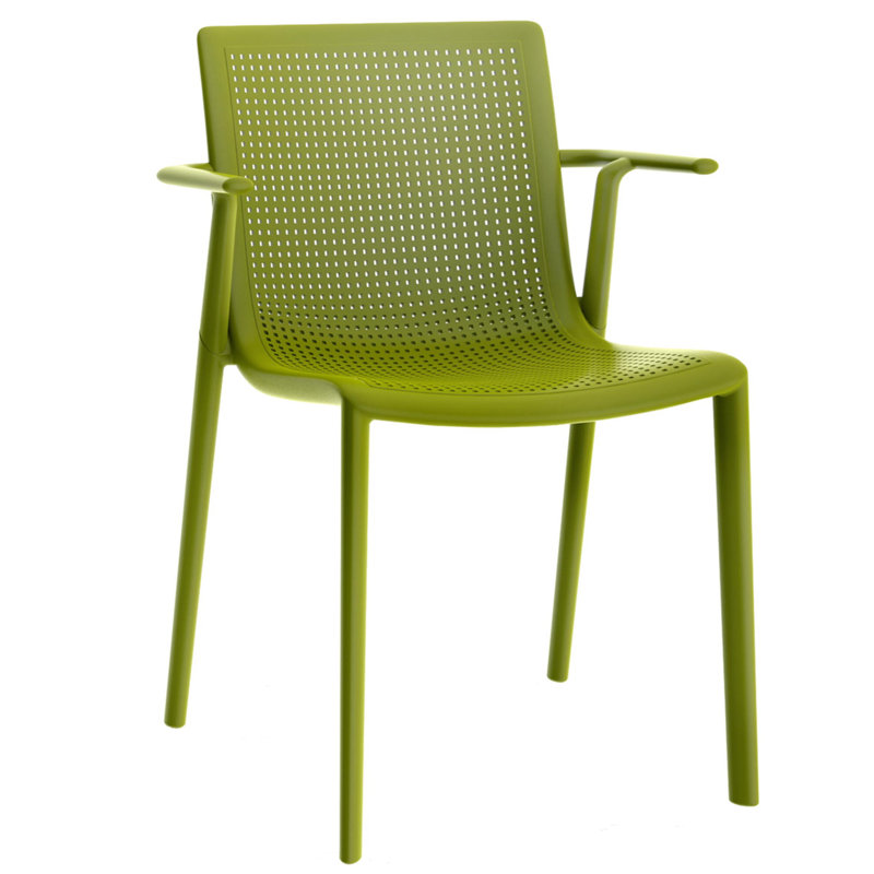 Beekat Outdoor Dining Armchair, Olive Green