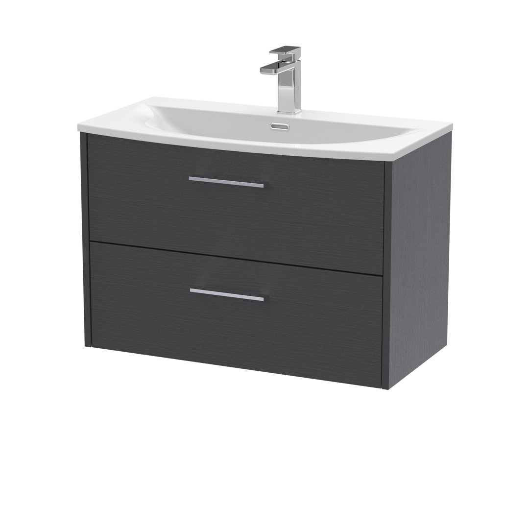 Juno 800mm Single Bathroom Vanity with Integrated Vitreous China Basin