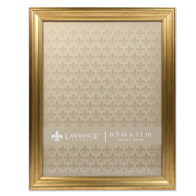 Willman Burnished Gold Matte Picture Frame