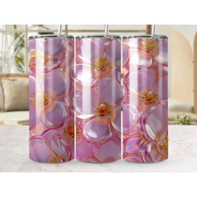 Choose Handmade Tumblers 591 mL Vacuum Insulated Stainless Steel (18/8) Travel Tumbler with Straw