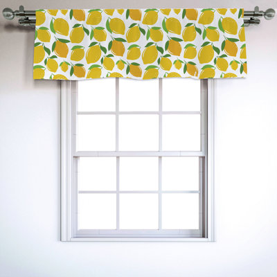 Sateen Ruffled Window Valance