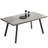 Herkus 62.9 " Extendable Rectangular with Stainless Steel Base Dining Table