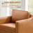 Barton 32" W Modern Soft Faux Leather Chair-2056919843