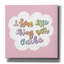Art mural en toile Epic Graffiti «I Have This Thing With Carbs» par Club Daydream, 18 po x 18 po-117540343