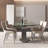 Faux Marble Top Metal Base Dining Table-730459611