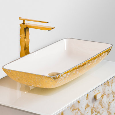 Nek 24.41'' L Bathroom Sink