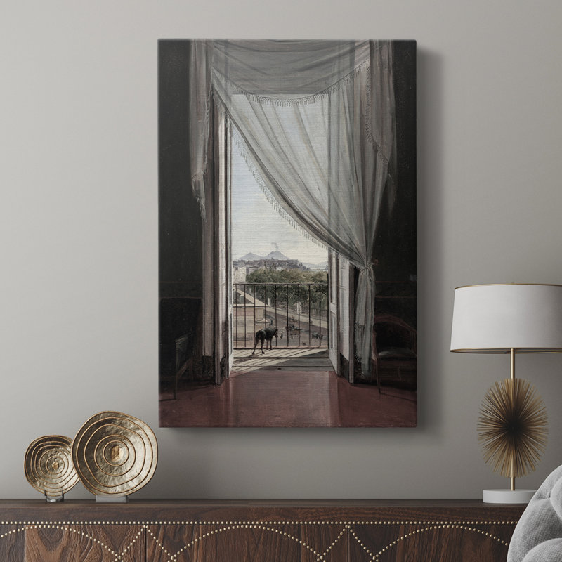 Paysage rétro CXL III - galerie Cavas sur mesure, H 60 po x l 40 po