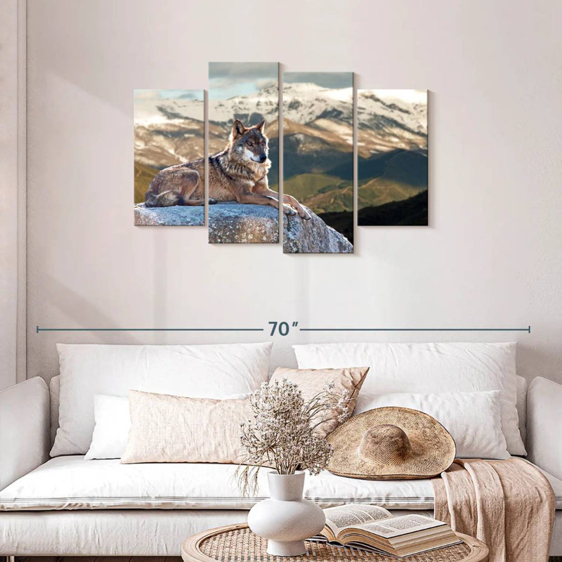 Brampt Iberian Wolf, 27" H x 43" W