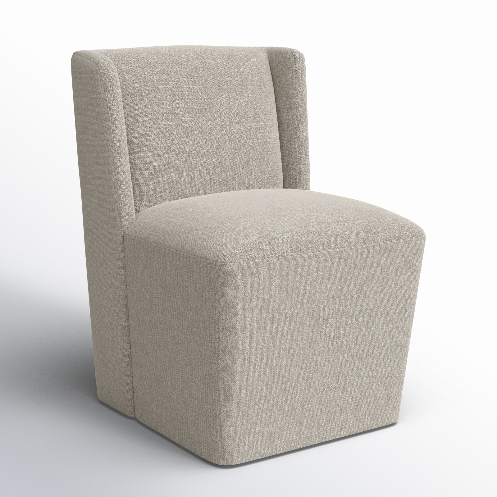 Ardeth Dining Chair, Effie Flax Performance Linen, 33" H x 23.23" W x 26" D